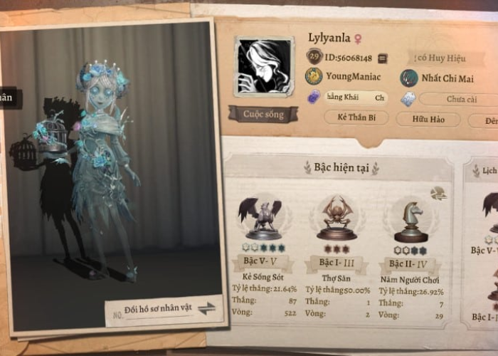 Acc Identity V miễn phí