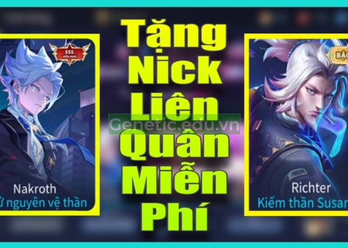 Acc Liên Quân Mobile miễn phí
