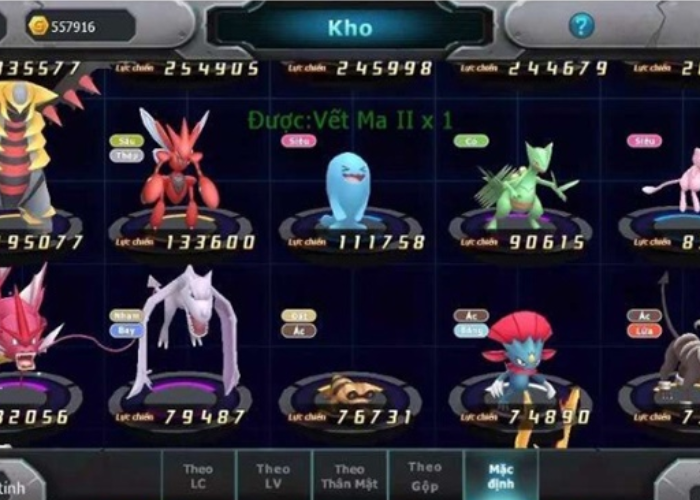 Acc Poke Đại Chiến miễn phí