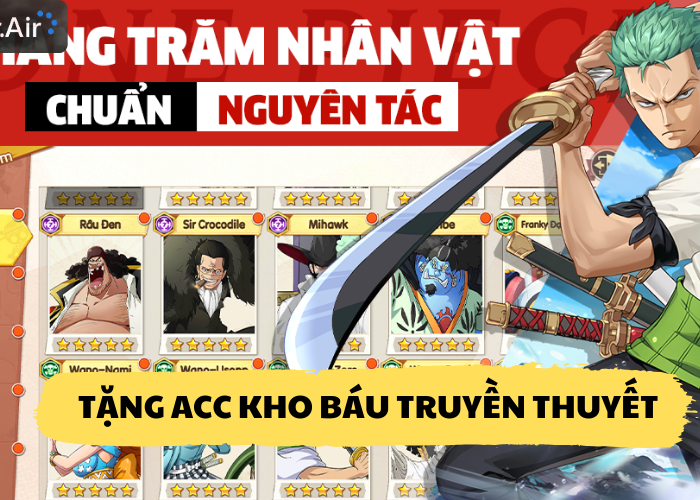 Nhận Acc Kho Báu Truyền Thuyết miễn phí