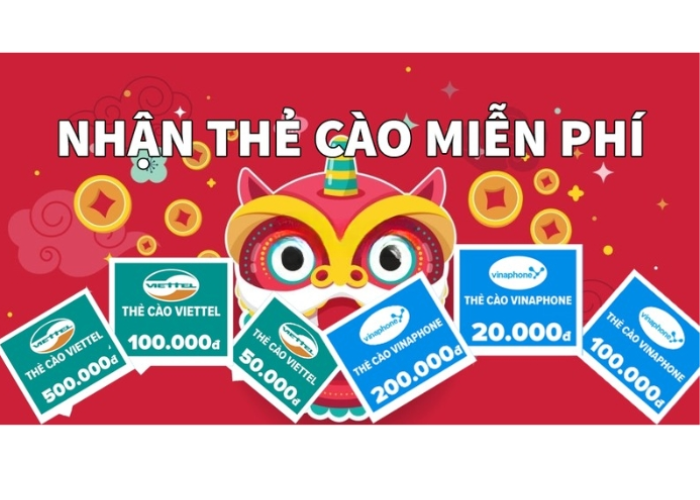 Nhận thẻ cào Viettel miễn phí
